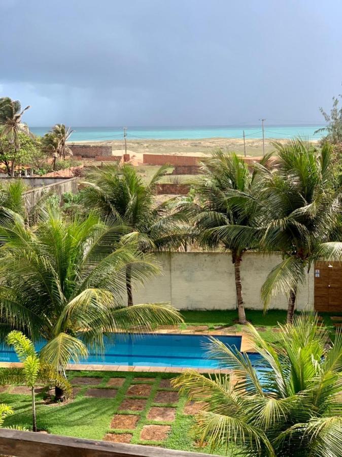 Apartamento Com Vista Para O Mar, Piscina , Deck , Playground E Estacionamento . Taíba Exterior photo